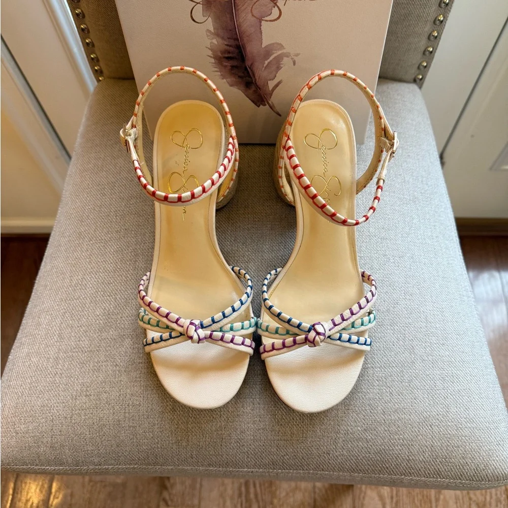 Jessica Simpson Keisha Sandal - Size 9 - Like New - Picture 2 of 8